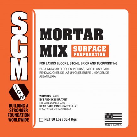 SGM — Mortar Mix Surface Preparation