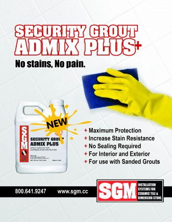 Security Grout Admix Plus Flyer