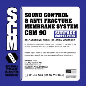 SGM — Sound Control and Anti-Fracture Membrane System (CSM 90)