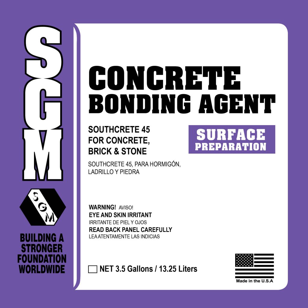 Southcrete™ 45 Concrete Bonding Agent (SC45) SGM, Inc.