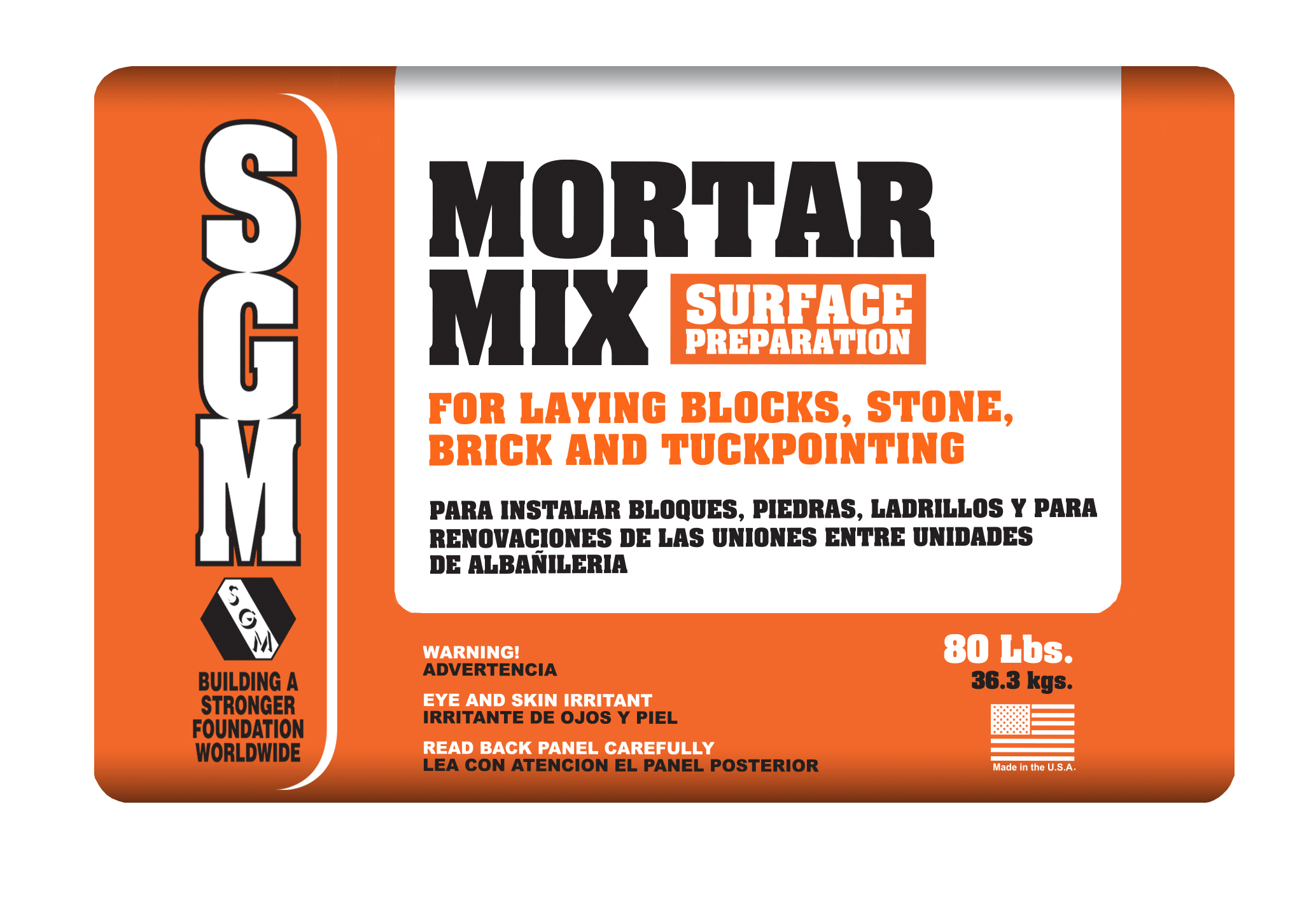 Mortar Mix Surface Preparation - SGM, Inc.