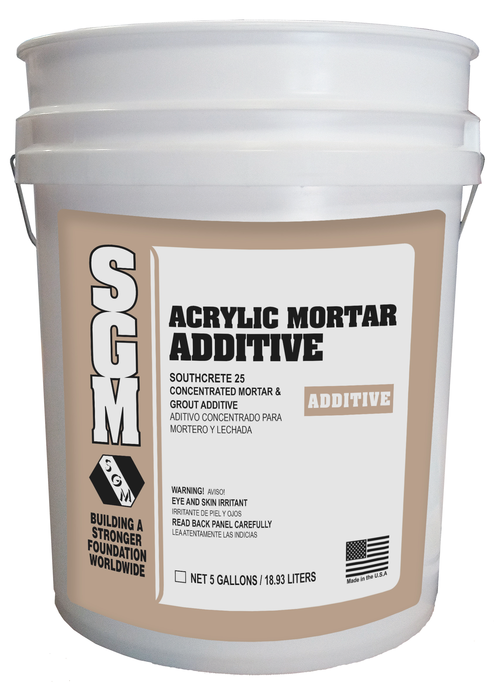 Southcrete™ 25 Acrylic Mortar Additive (SC25) SGM, Inc.