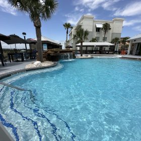 Pool at the Courtyard Marriott Galveston