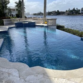 Lucayan Blue pool with infinite edge on the intercoastal